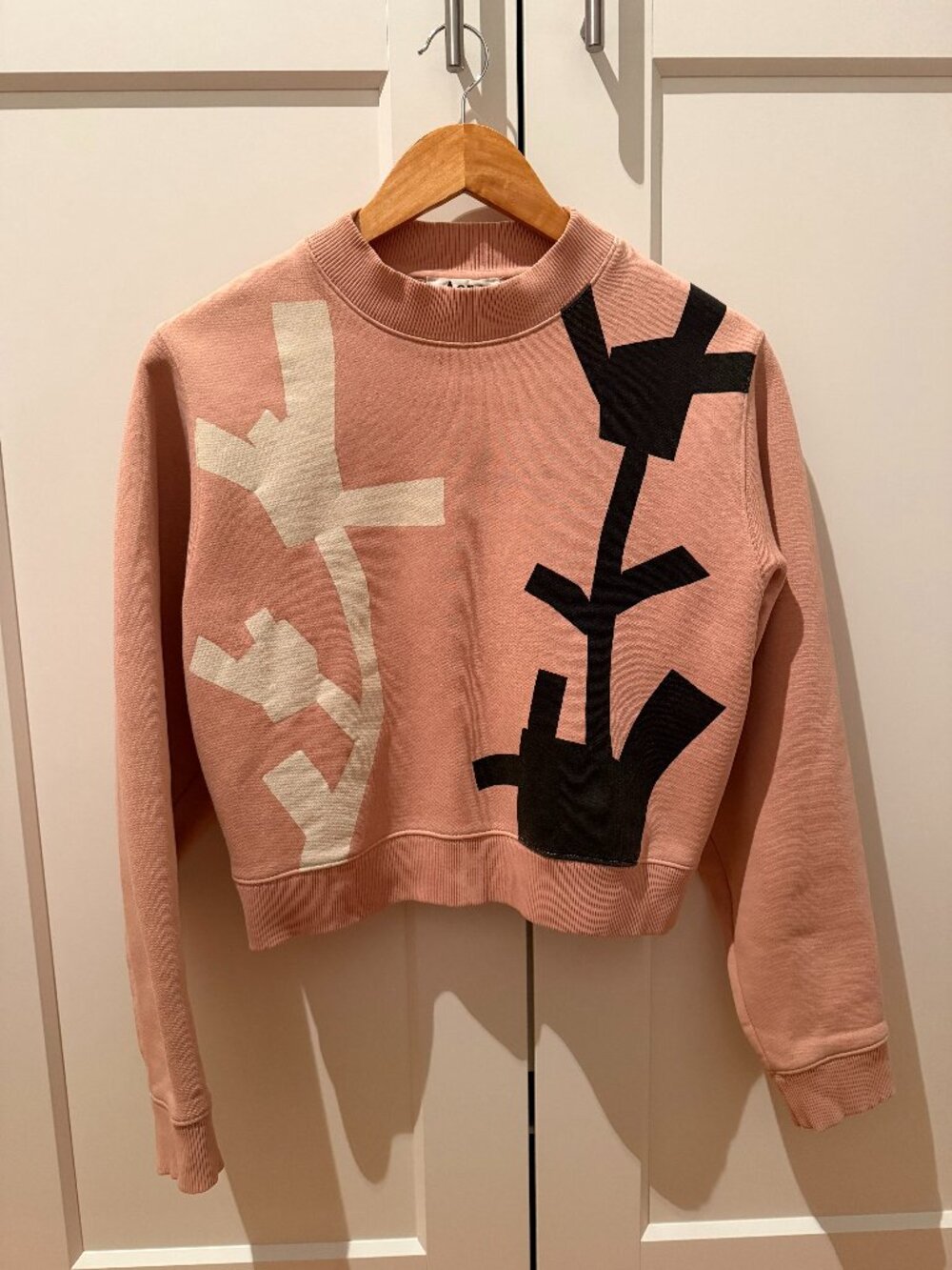 Acne Studios pink sweatshirt